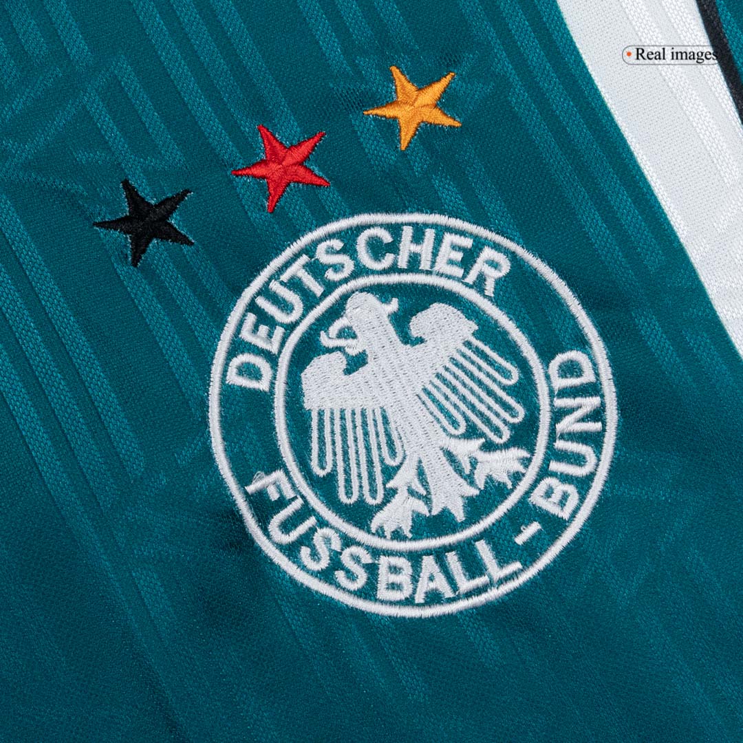 Retro Men's Germany 1996/97 Away Soccer Jersey product view 5