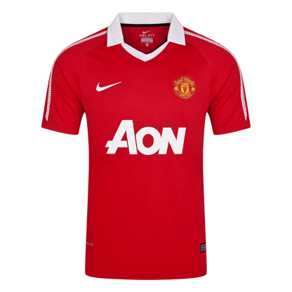 Retro Men's Manchester United 2010/11 Home Soccer Jersey product view 1