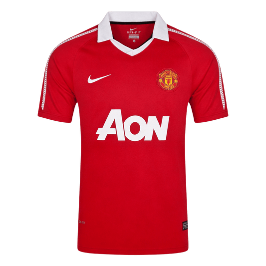 Retro Men's Manchester United 2010/11 Home Soccer Jersey product view 1