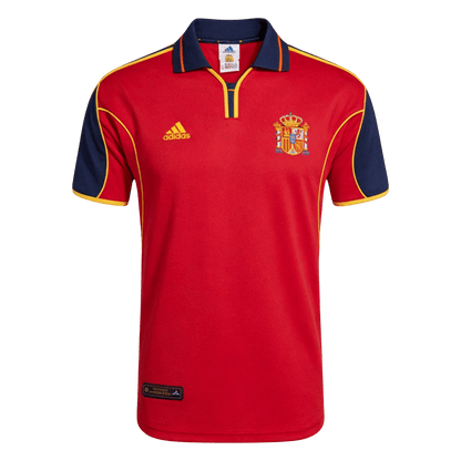 Retro Men's Spain 2000 Home Soccer Jersey product view 1
