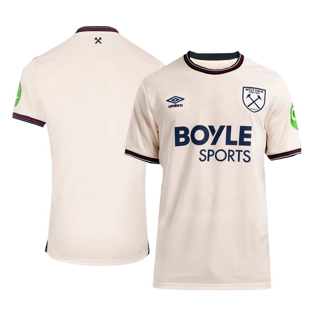Men's West Ham United 2025/26 Away Soccer Jersey product view 9