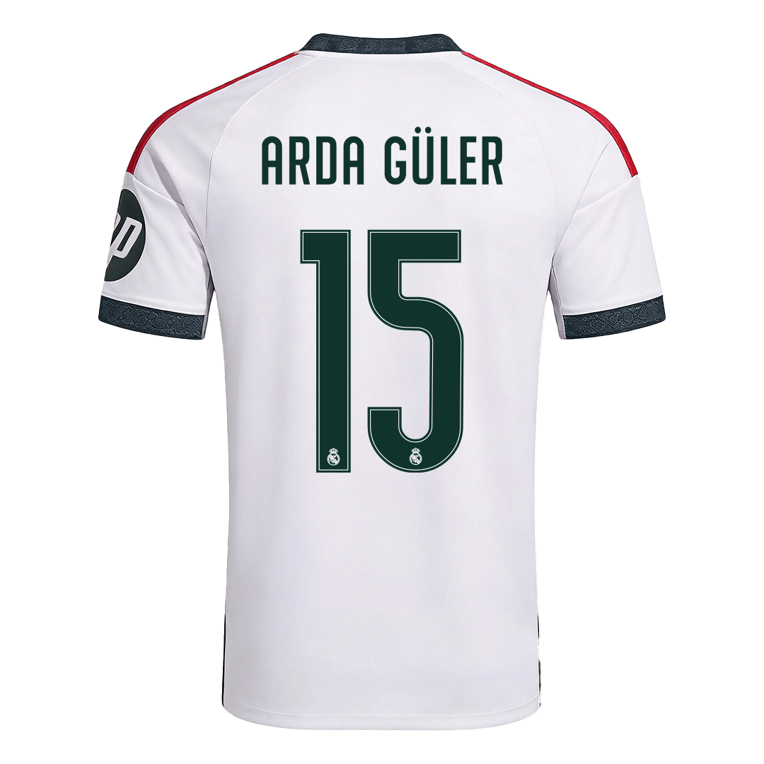 ARDA GÜLER #15 Men's Real Madrid 2026/27 Home Soccer Jersey Premium product view 6