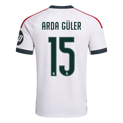 ARDA GÜLER #15 Men's Real Madrid 2026/27 Home Soccer Jersey Premium product view 6