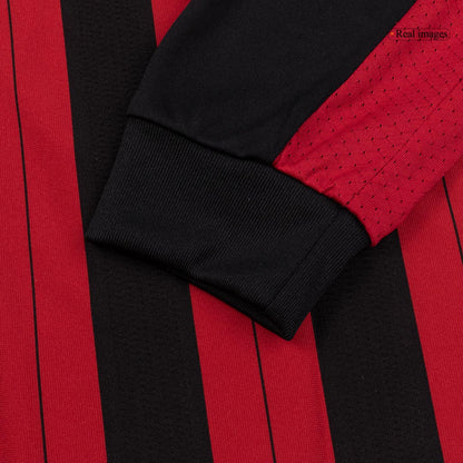 Retro Men's AC Milan 2013/14 Home Long Sleeve Soccer Jersey product view 3