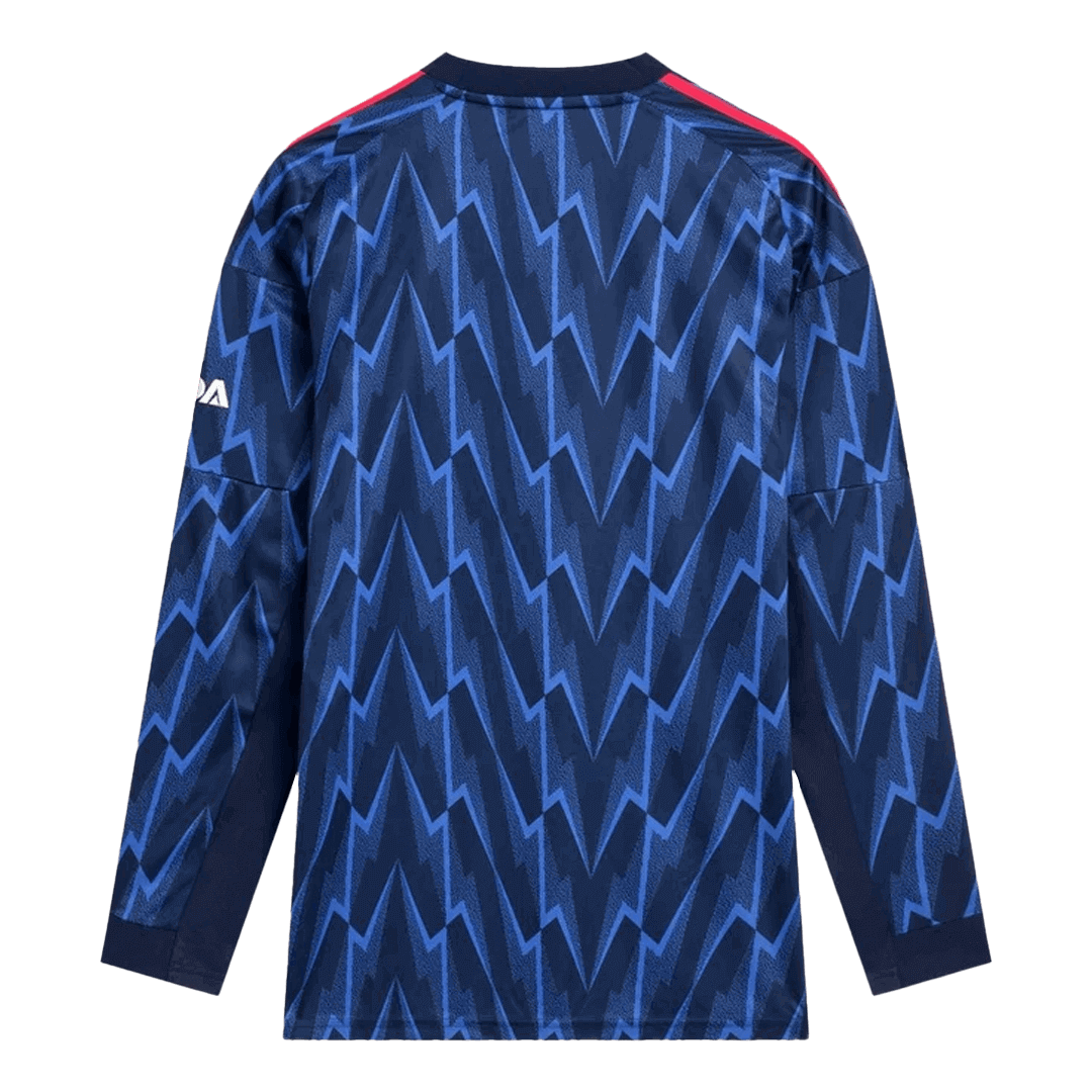 Men's Arsenal 2025/26 Away Long Sleeve Soccer Jersey product view 10