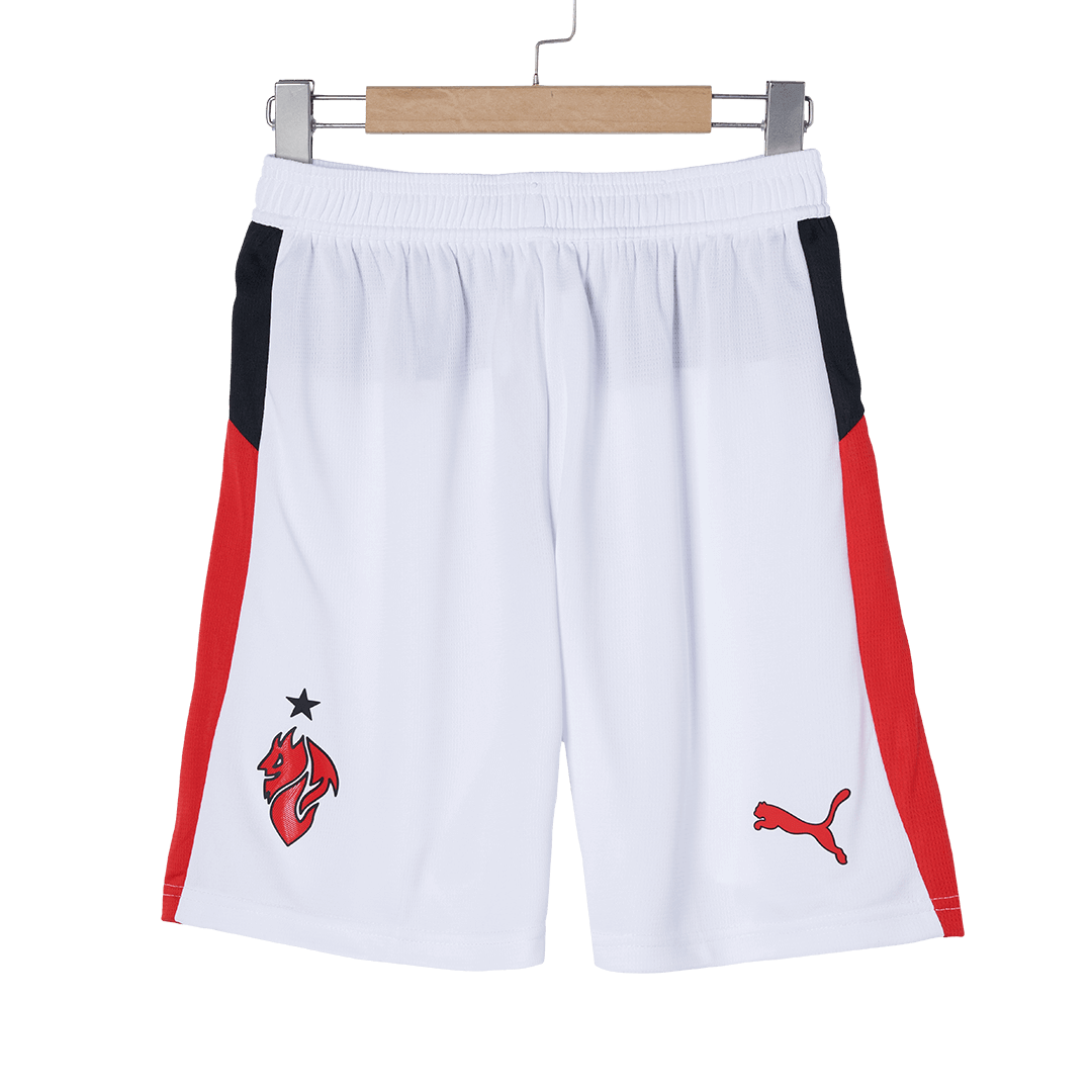 Men's AC Milan 2025/26 Away Soccer Jersey Full Kit