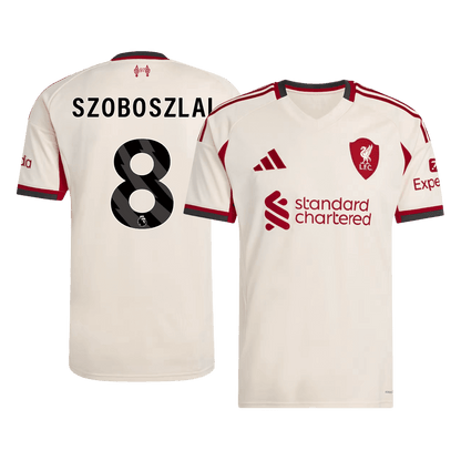 SZOBOSZLAI #8 Men's Liverpool 2025/26 Away Soccer Jersey product view 1