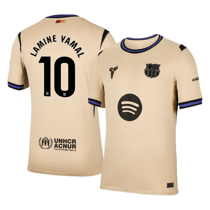 LAMINE YAMAL #10 Men's Barcelona 2025/26 Away Soccer Jersey product view 1