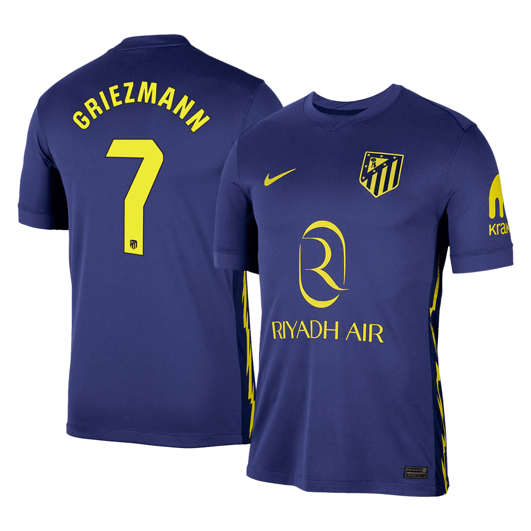 GRIEZMANN #7 Men's Atletico Madrid 2025/26 Away Soccer Jersey product view 1