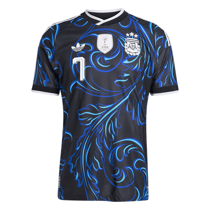 DE PAUL #7 Men's Argentina World Cup 2026 Player Version Away Soccer Jersey - Slim Fit product view 8