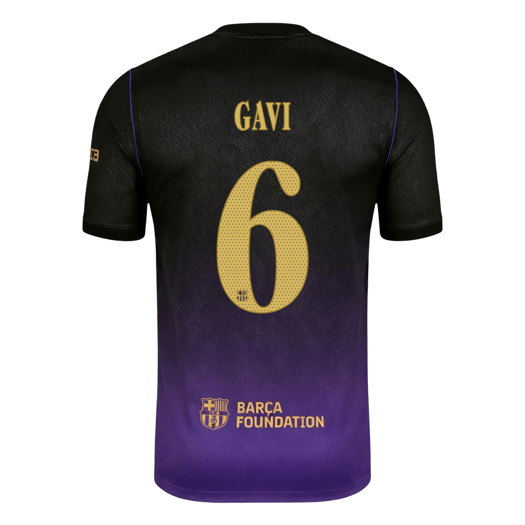 GAVI #6 Men's Barcelona UCL 2026/27 Away Soccer Jersey product view 3