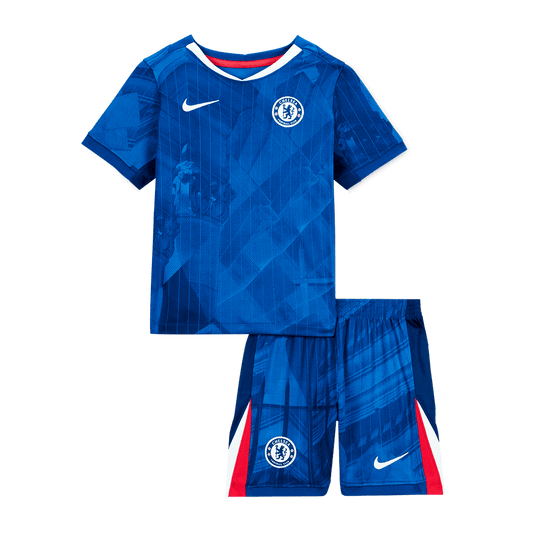 Kid's Chelsea 2025/26 Home Soccer Jersey Kit