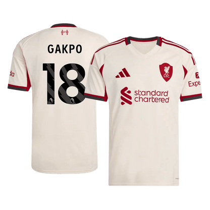 GAKPO #18 Men's Liverpool 2025/26 Away Soccer Jersey product view 1