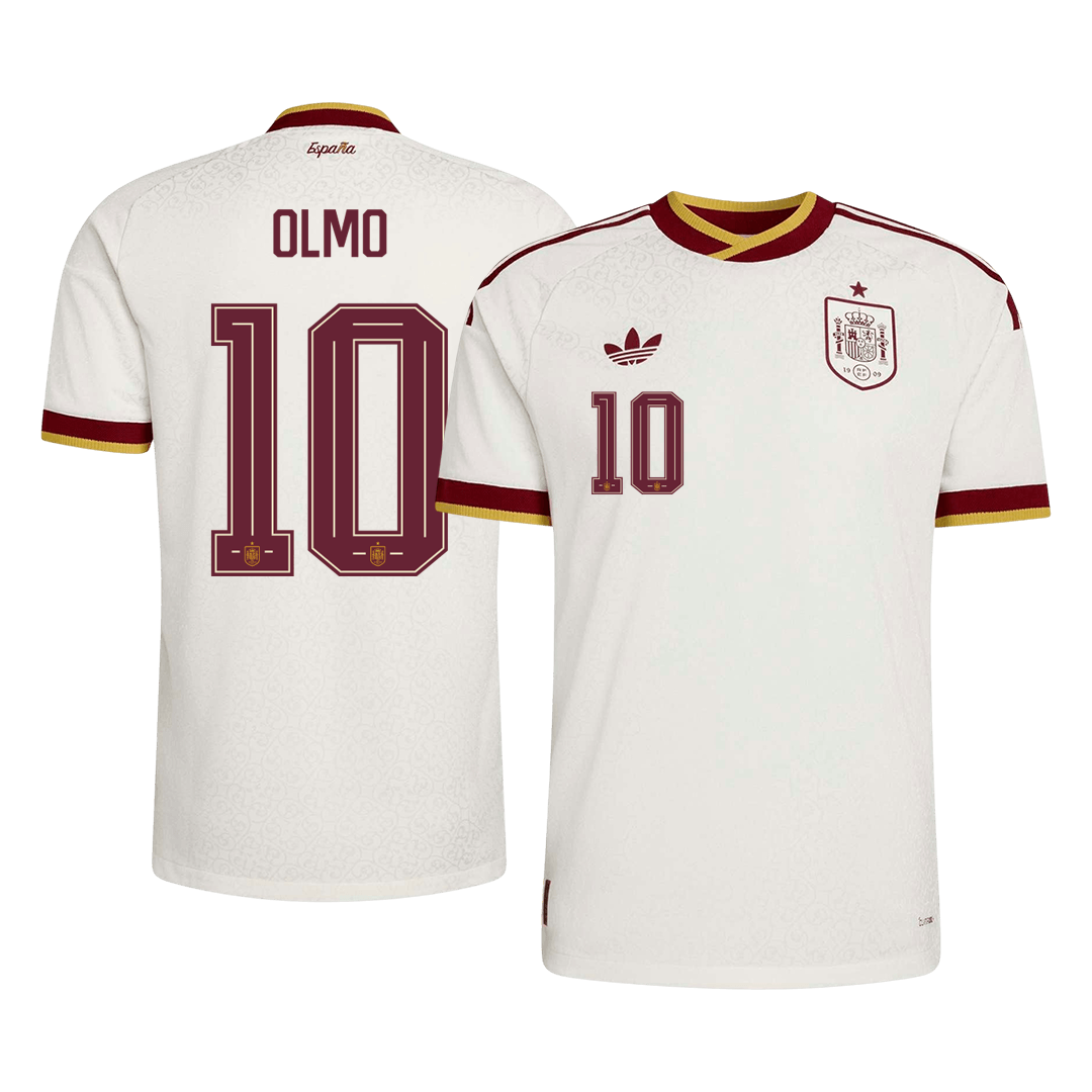 OLMO #10 Men's Spain World Cup 2026 Player Version Away Soccer Jersey - Slim Fit product view 1