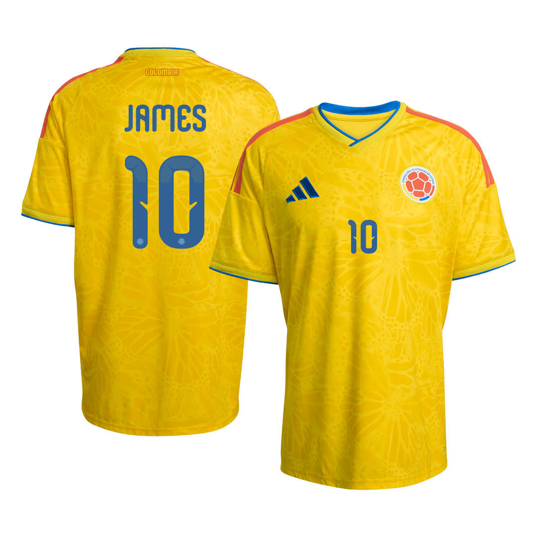 JAMES #10 Men's Colombia World Cup 2026 Home Soccer Jersey product view 1