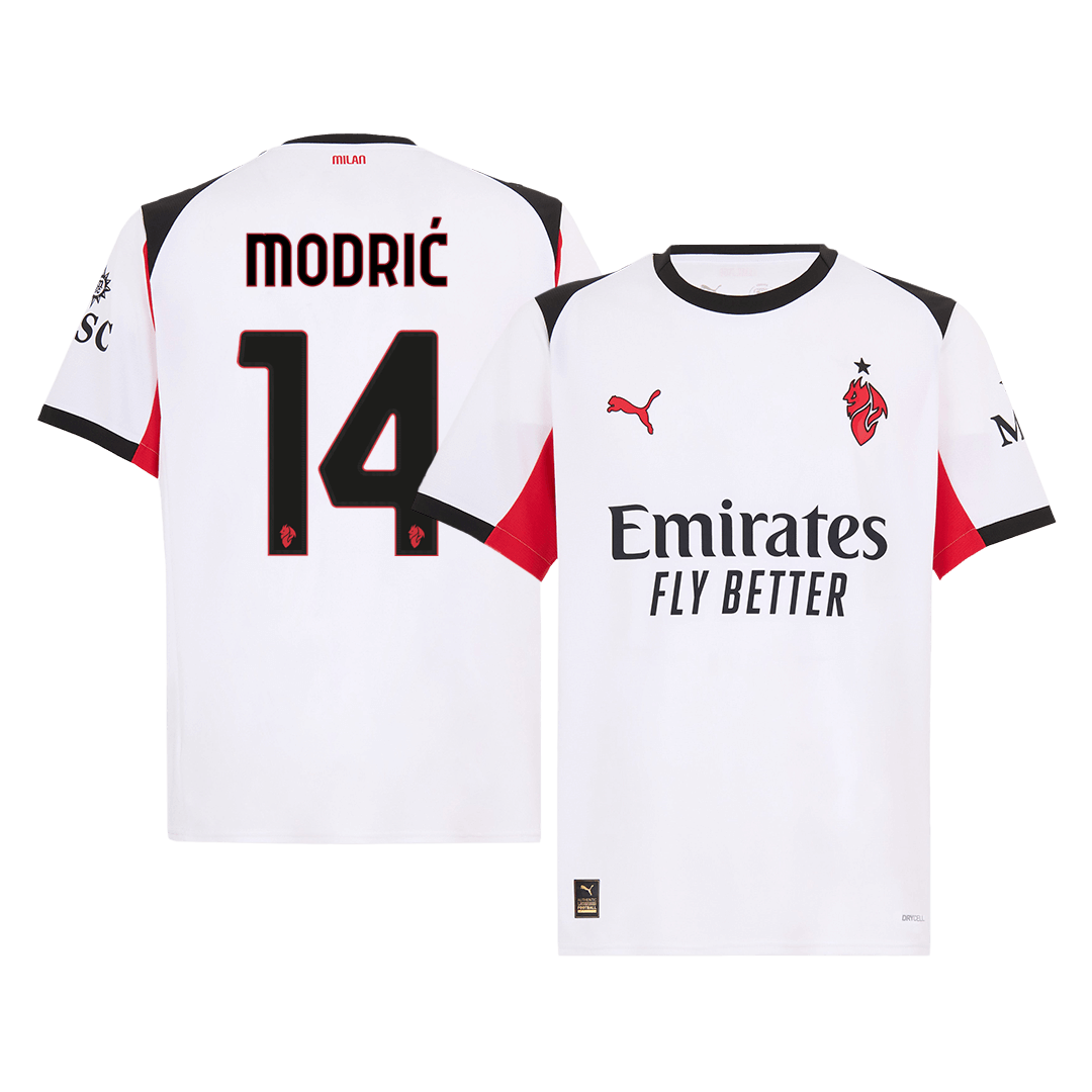 MODRIĆ #14 Men's AC Milan 2025/26 Away Soccer Jersey product view 1