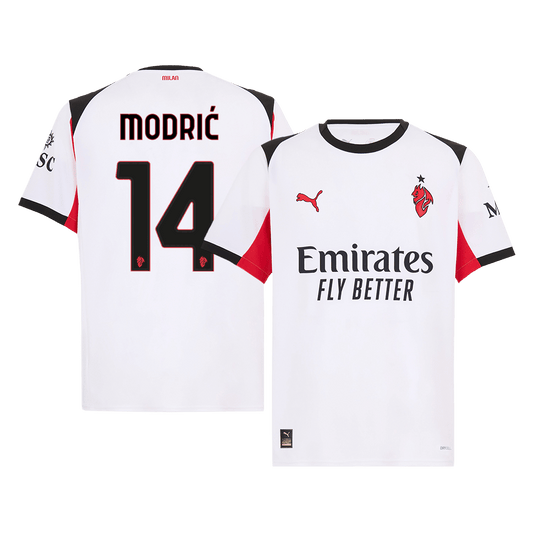 MODRIĆ #14 Men's AC Milan 2025/26 Away Soccer Jersey product view 1