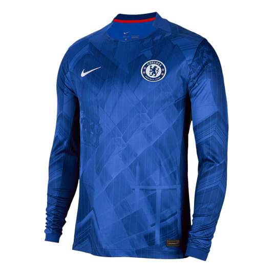 Men's Chelsea 2025/26 Home Long Sleeve Soccer Jersey product view 1