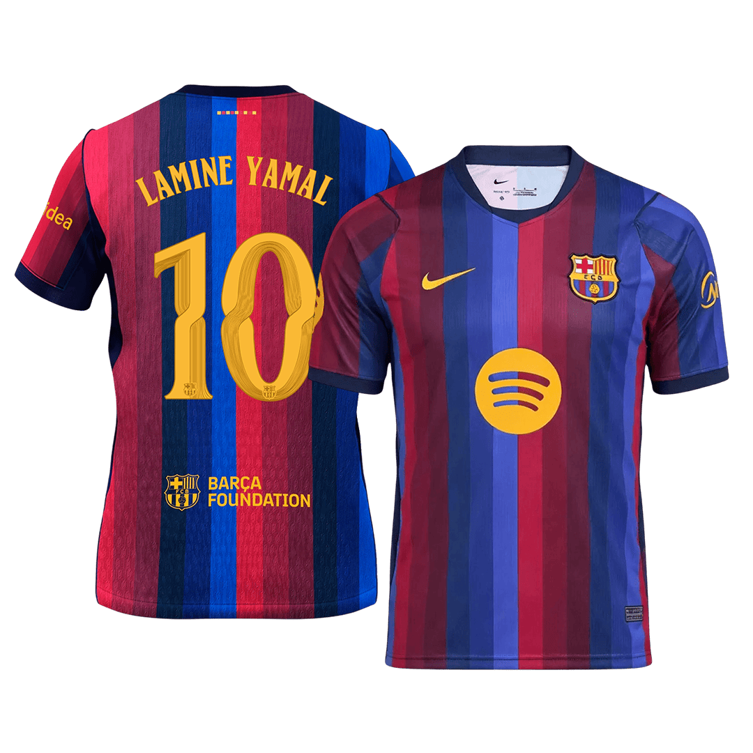 LAMINE YAMAL #10 Men's Barcelona 2026/27 Home Soccer Jersey product view 1