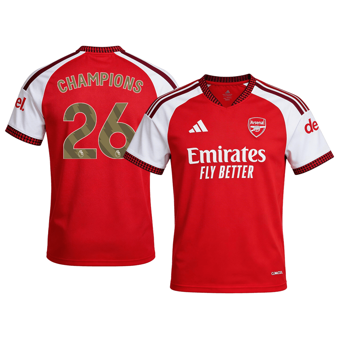 CHAMPIONS #26 Men's Arsenal 2026/27 Home Soccer Jersey product view 1