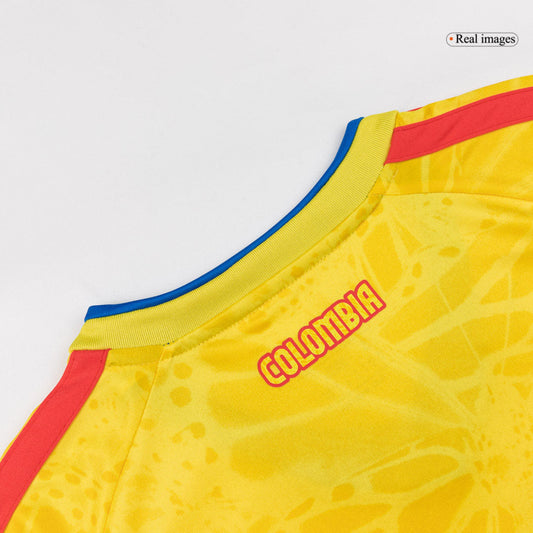 Men's Colombia World Cup 2026 Home Long Sleeve Soccer Jersey product view 2