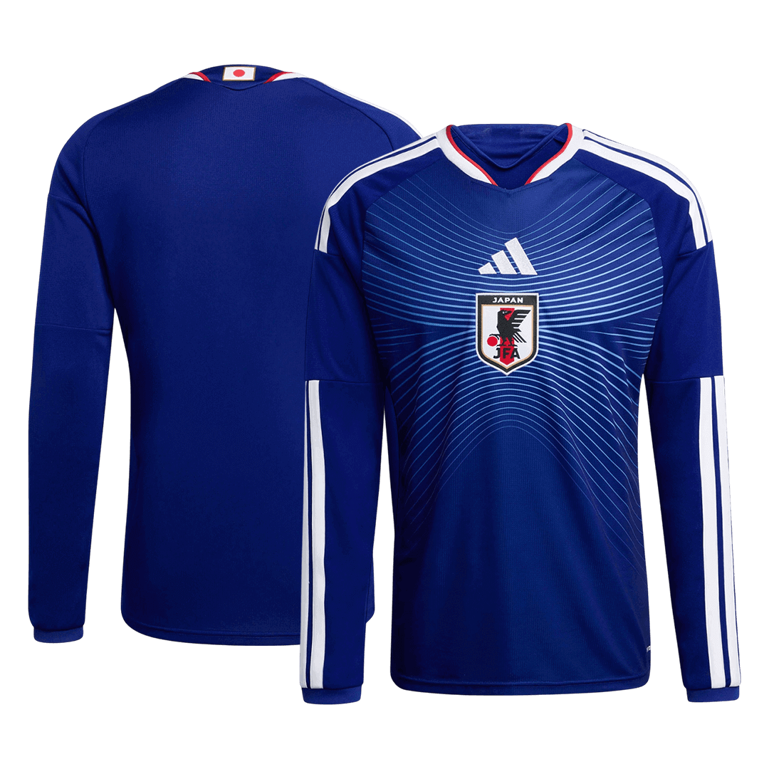 Men's Japan World Cup 2026 Home Long Sleeve Soccer Jersey product view 7