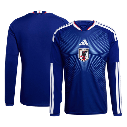 Men's Japan World Cup 2026 Home Long Sleeve Soccer Jersey product view 7