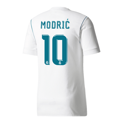 Retro MODRIĆ #10 Men's Real Madrid 2017/18 Home Soccer Jersey product view 1