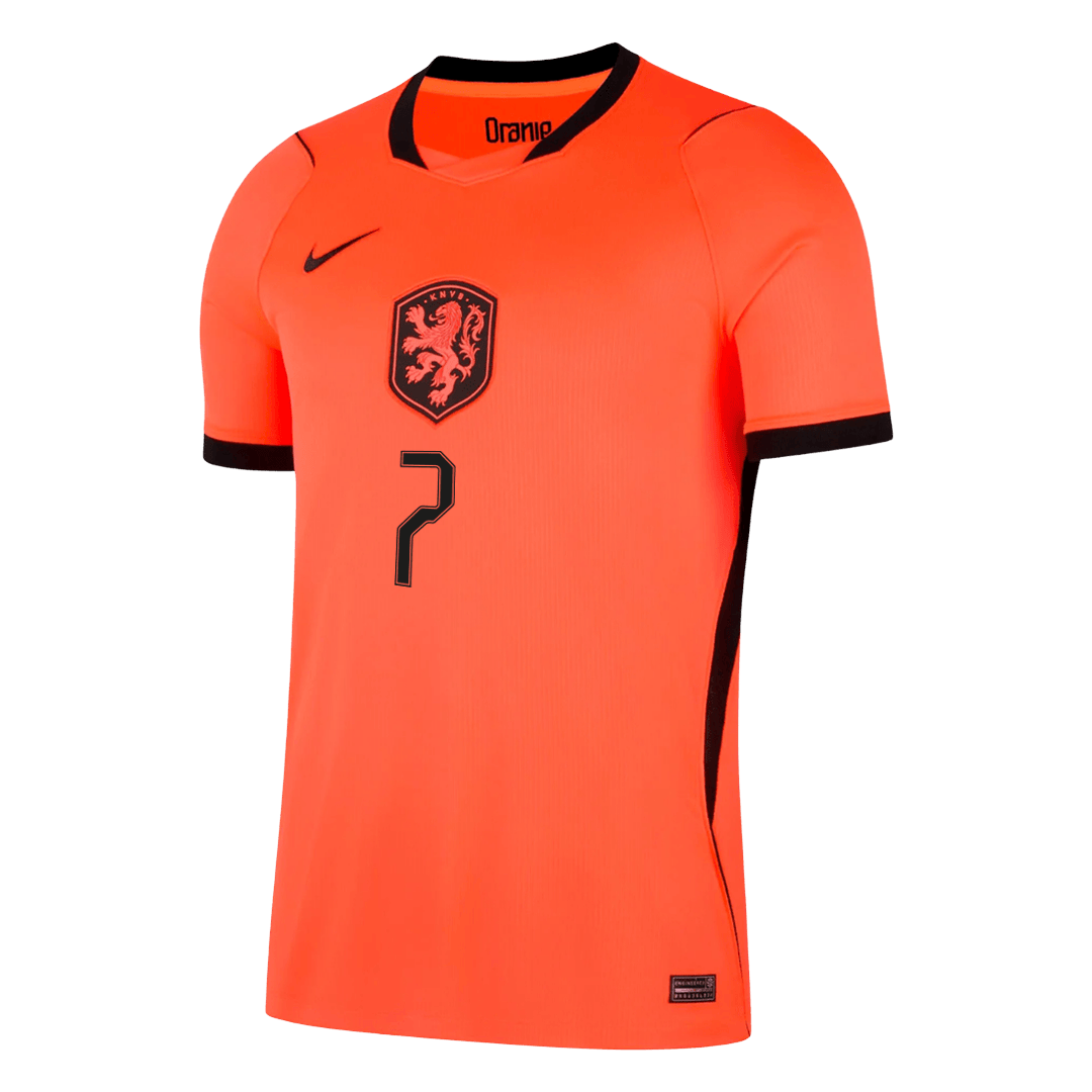 XAVI #7 Men's Netherlands World Cup 2026 Home Soccer Jersey product view 8