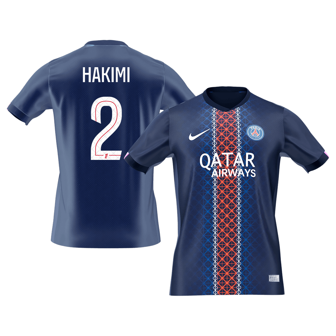 HAKIMI #2 Men's PSG 2025/26 Home Soccer Jersey Premium product view 1