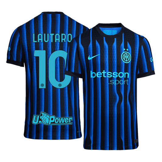 LAUTARO #10 Men's Inter Milan 2025/26 Player Version Home Soccer Jersey - Slim Fit product view 1
