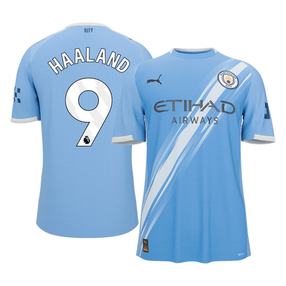 HAALAND #9 Men's Manchester City 2025/26 Home Soccer Jersey Premium product view 1