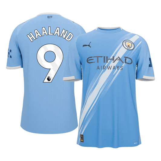 HAALAND #9 Men's Manchester City 2025/26 Home Soccer Jersey Premium product view 1