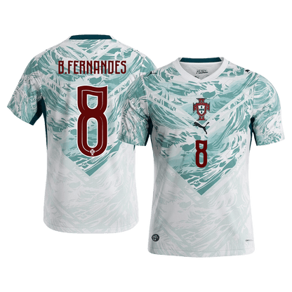 B.FERNANDES #8 Men's Portugal World Cup 2026 Away Soccer Jersey product view 1