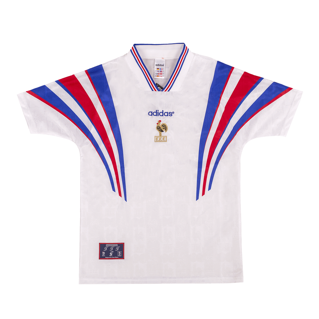 Retro Men's France 1996 Away Soccer Jersey product view 3
