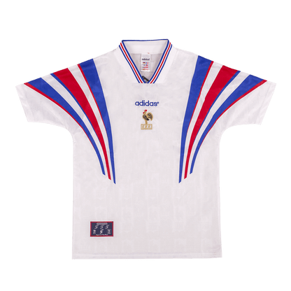 Retro Men's France 1996 Away Soccer Jersey product view 3