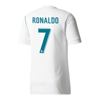 Retro RONALDO #7 Men's Real Madrid 2017/18 Home Soccer Jersey product view 1