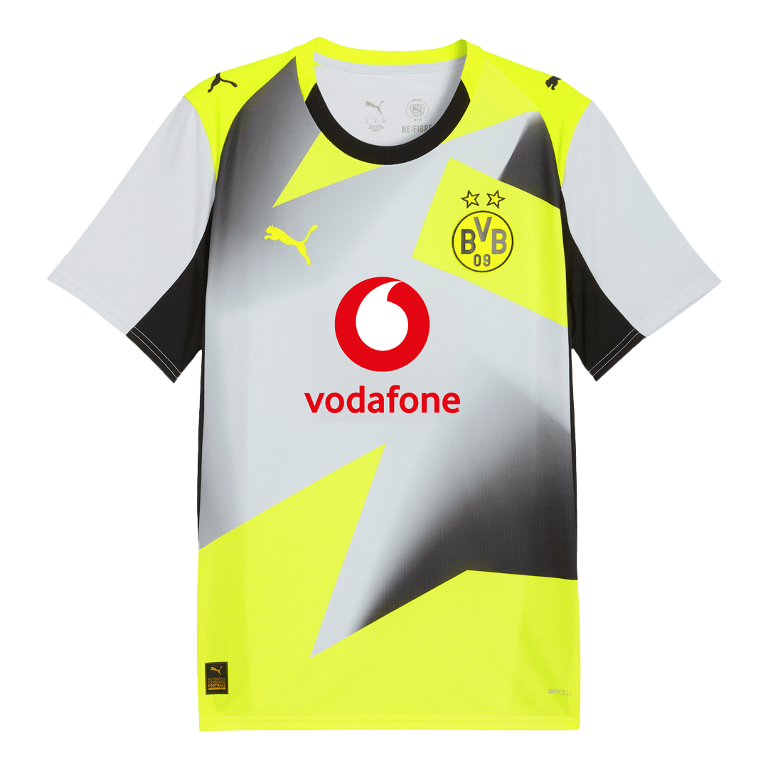 Men's Borussia Dortmund 2025/26 Away Soccer Jersey product view 1