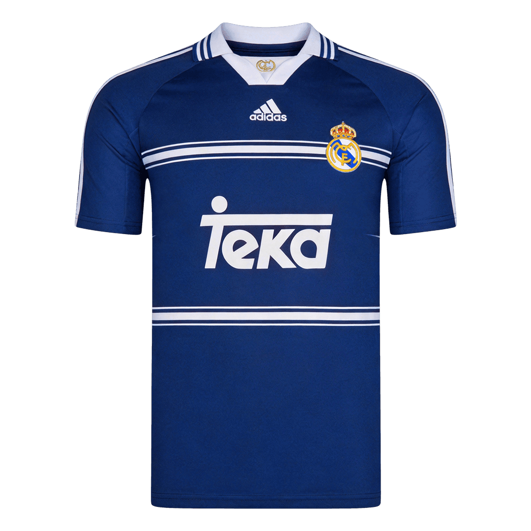 Retro Men's Real Madrid 1998/99 Away Soccer Jersey product view 1