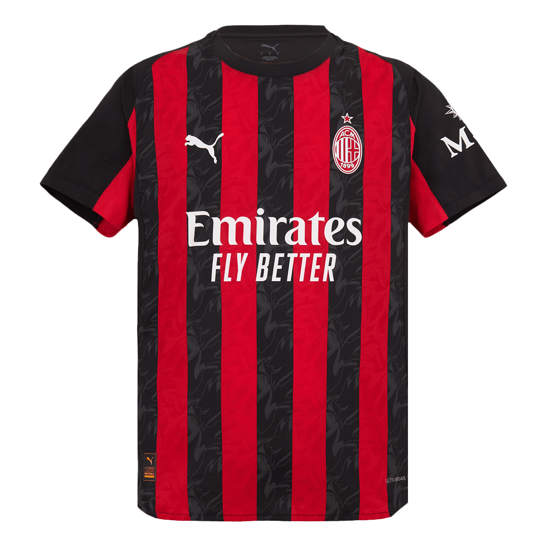 Men's AC Milan 2025/26 Player Version Home Soccer Jersey - Slim Fit product view 1