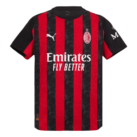 Men's AC Milan 2025/26 Player Version Home Soccer Jersey - Slim Fit product view 1