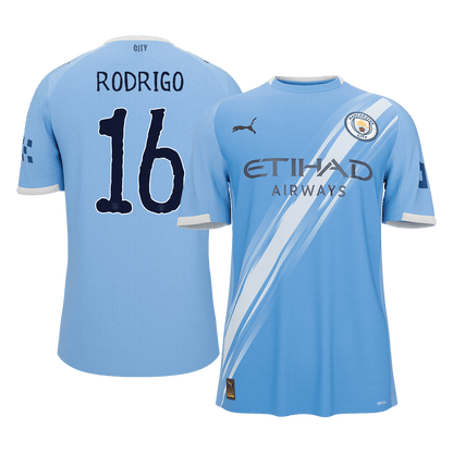 RODRIGO #16 Men's Manchester City World Cup 2025/26 Home Soccer Jersey Premium product view 1