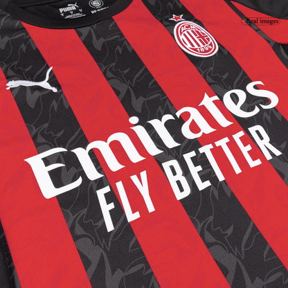 Men's AC Milan 2025/26 Home Soccer Jersey Kit [PREMIUM]