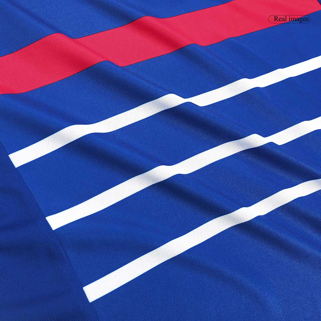 Retro Men's France 1998 Home Soccer Jersey product view 5