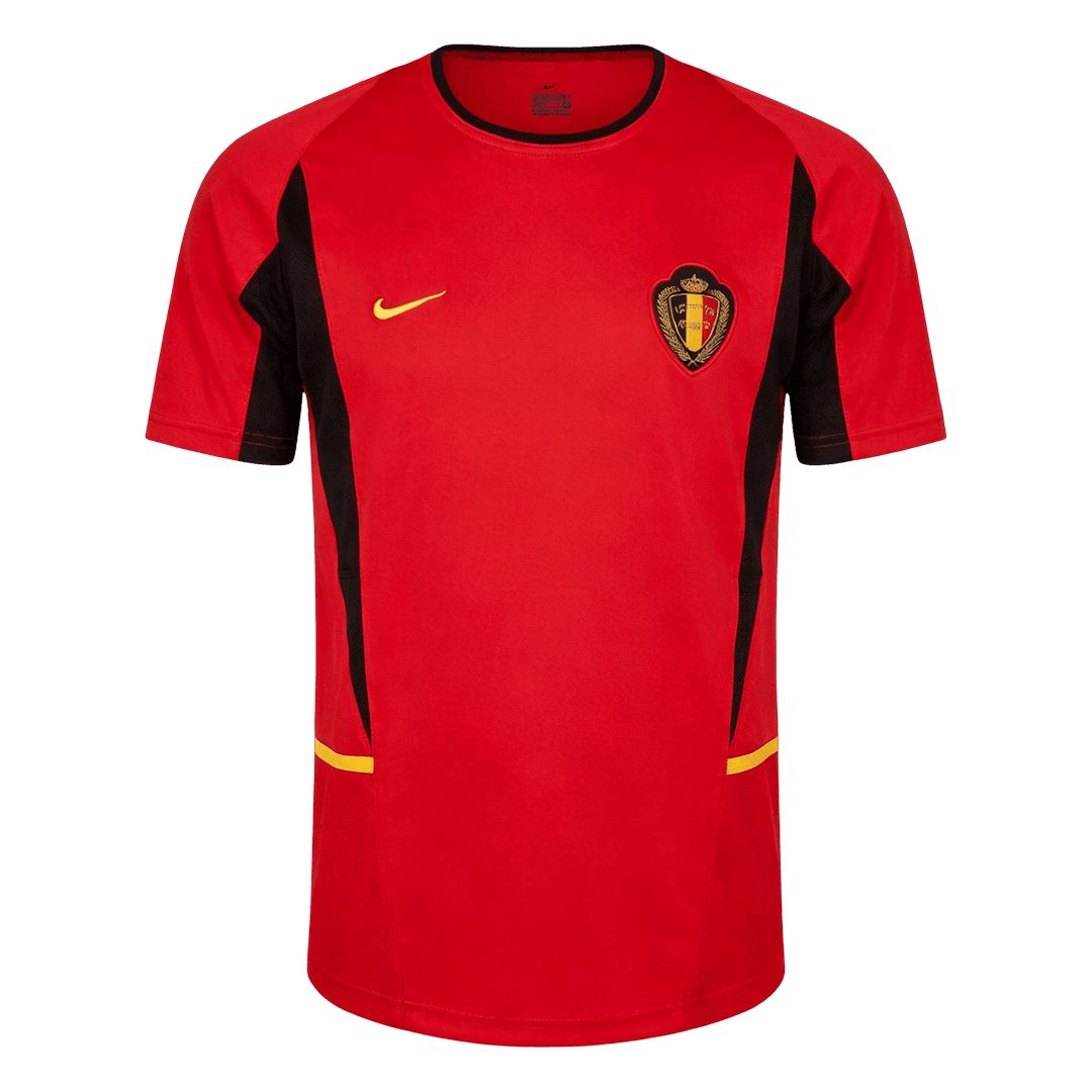 Retro Men's Belgium World Cup 2002 Home Soccer Jersey product view 1