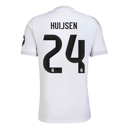 HUIJSEN #24 Men's Real Madrid 2025/26 Home Soccer Jersey Premium product view 9