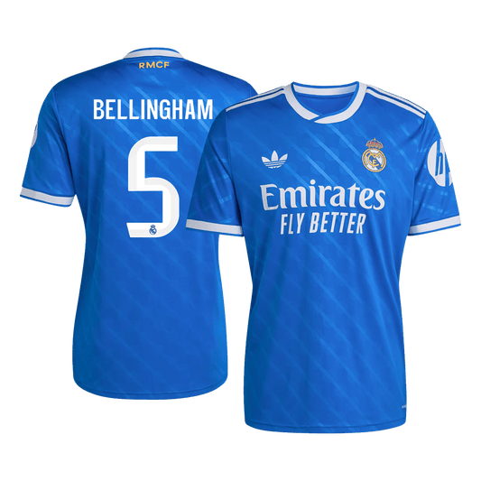 BELLINGHAM #5 Men's Real Madrid 2025/26 Third Away Soccer Jersey