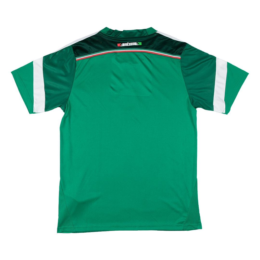 Retro Men's Mexico 2014 Home Soccer Jersey product view 7