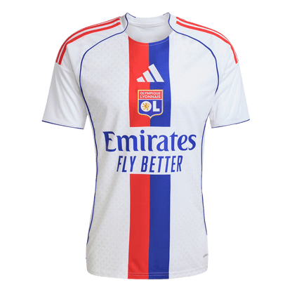 Men's Olympique Lyonnais 2025/26 Home Soccer Jersey product view 1