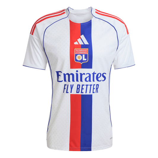 Men's Olympique Lyonnais 2025/26 Home Soccer Jersey product view 1